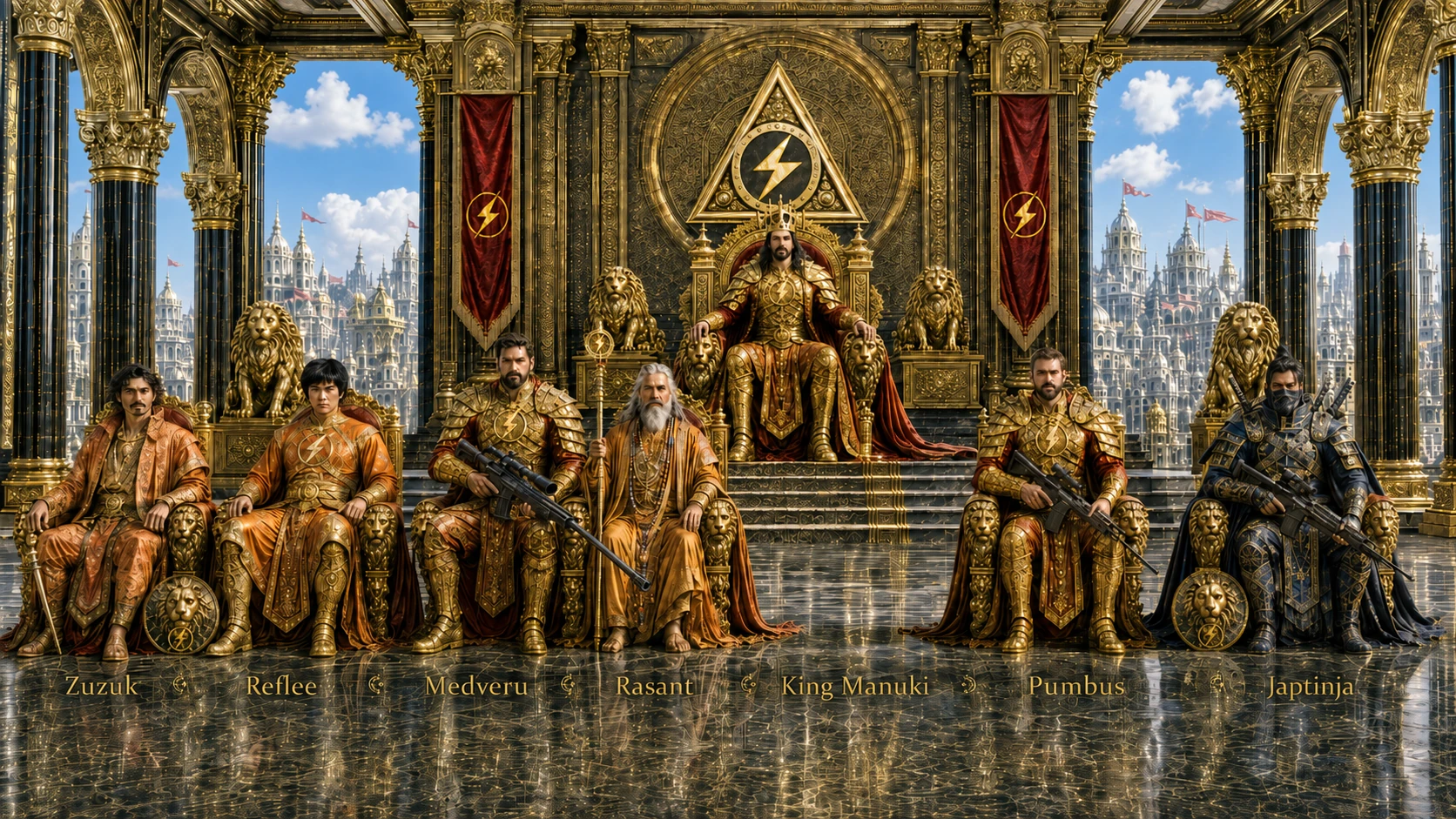 The current seven-member AAHA Royal Team